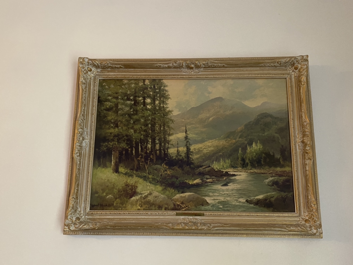 Robert Wood prints in frames