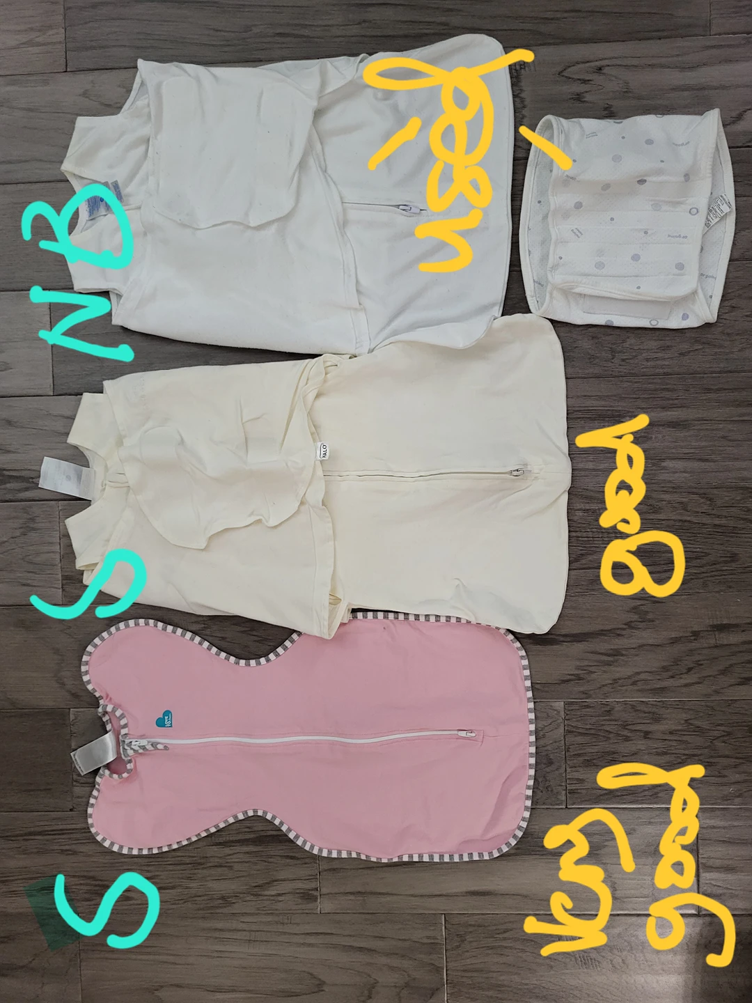 lovetodream, halo etc baby swaddle sack and strap
