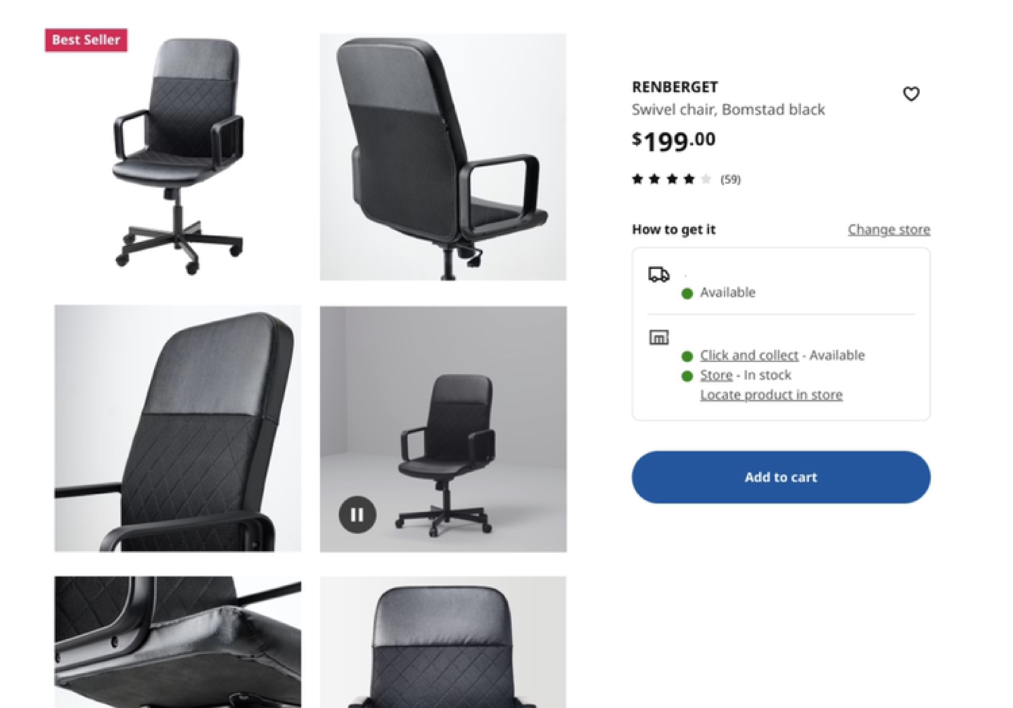 IKEA swivel office chair image indicator(4)