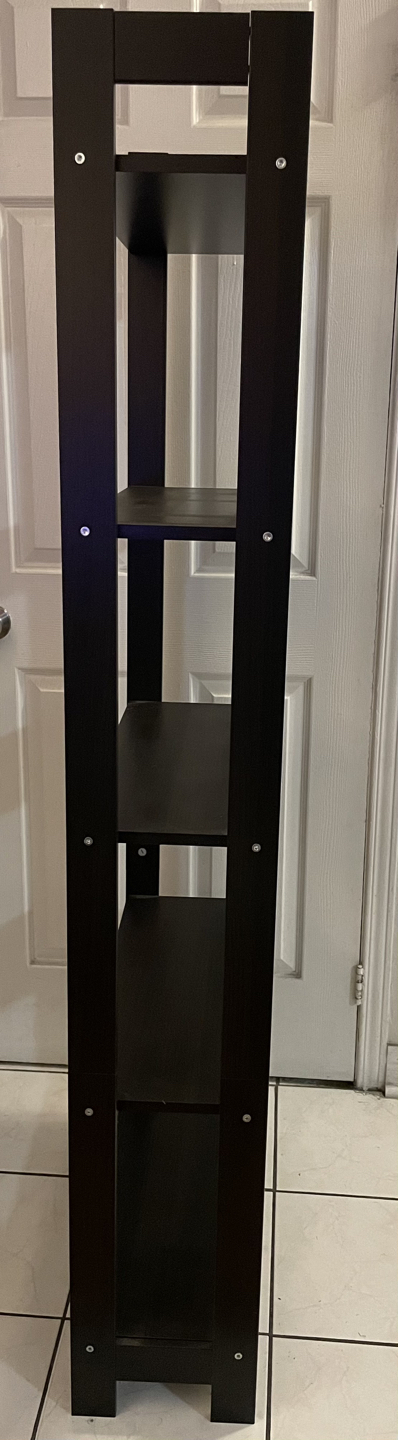 5 tier Bookcase Shelf Storage - photo 2