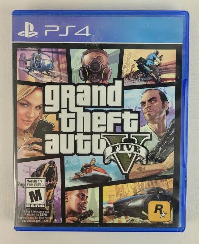 Grand theft auto 5 PS4 game thumbnail