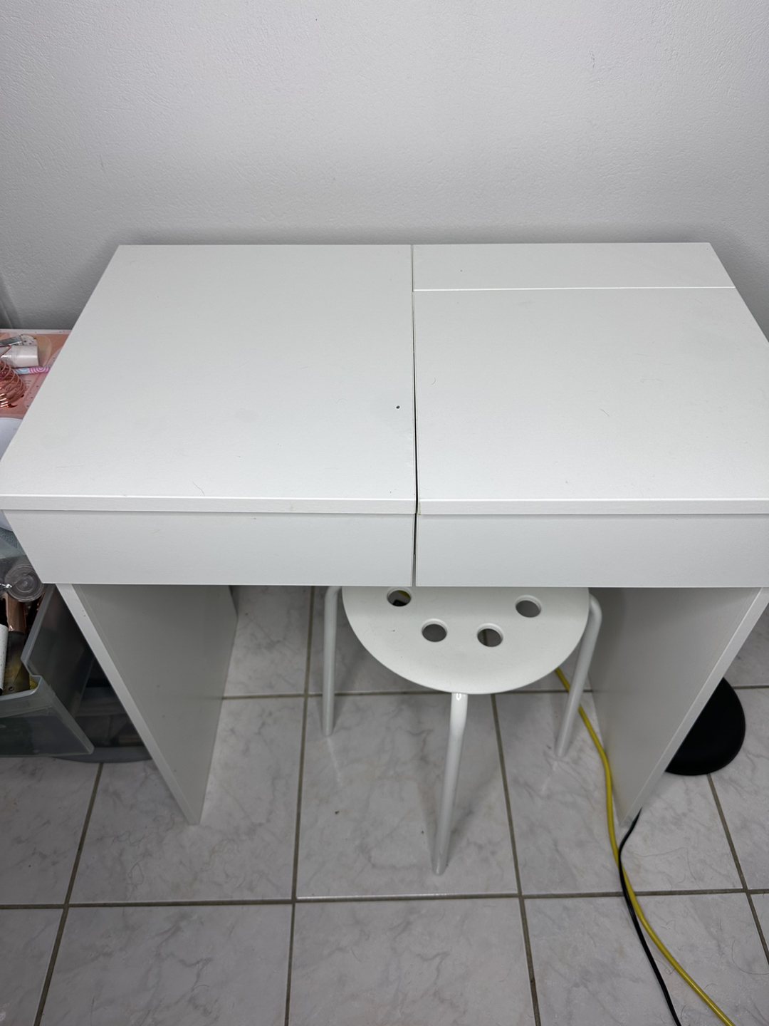IKEA Brimnes Vanity and Stool thumbnail