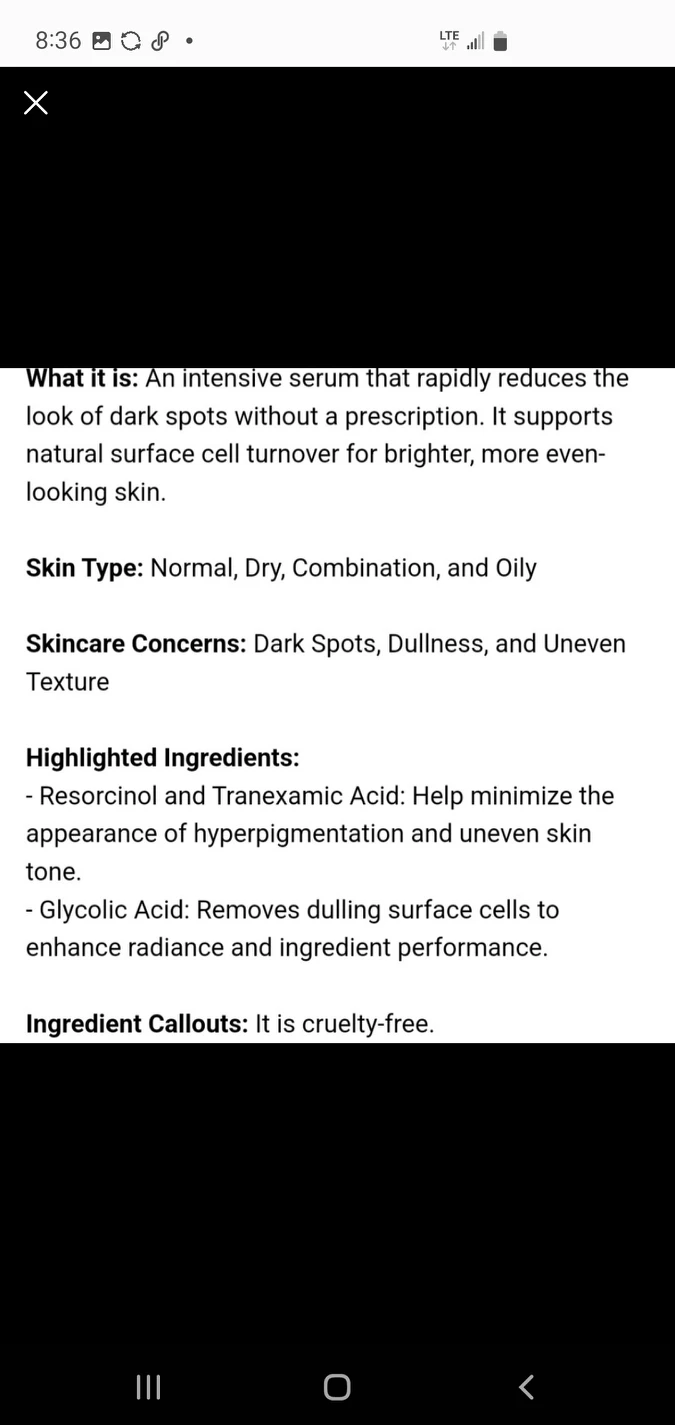 Murad Rapid Dark Spot Serun 0.33oz/10ml image indicator(10)