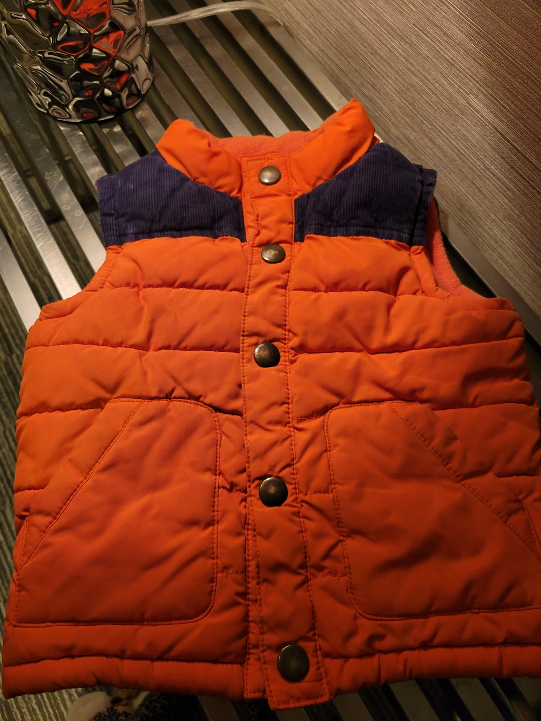 Gymboree Puffer Vest w Matching Toque image indicator(2)
