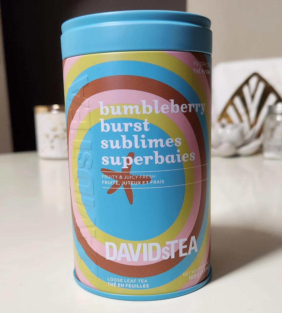 SEALED Davidstea Bumblebeery burst loose leaf tea thumbnail