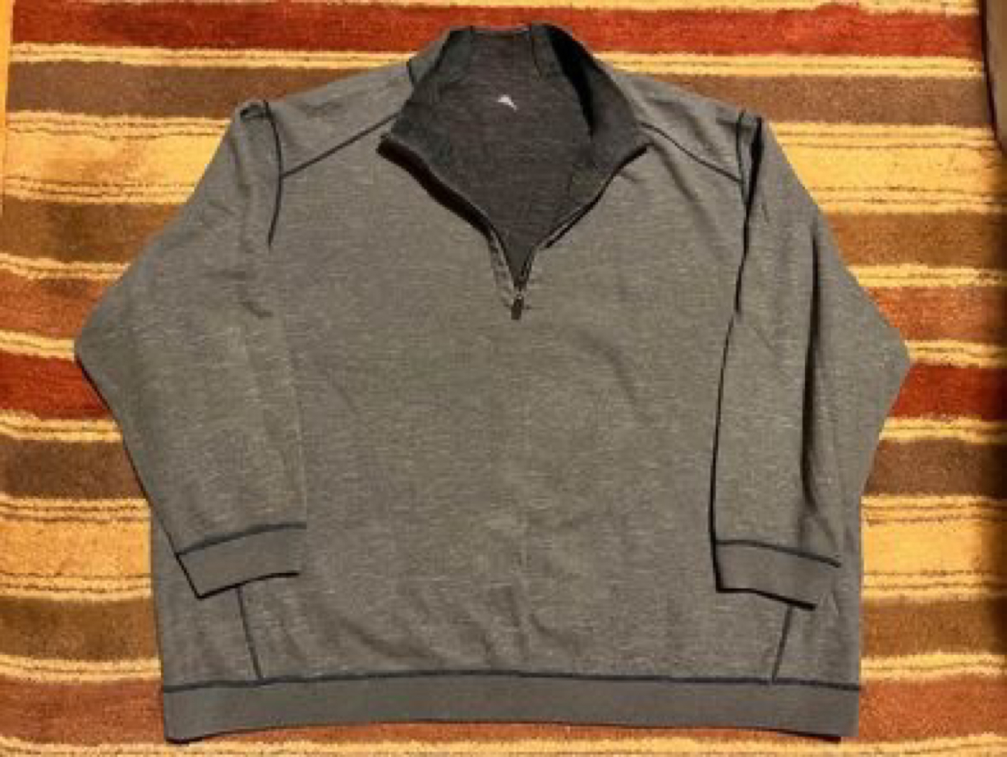 Tommy Bahama 1/4 Zip Reversible Sweatshirt (XXXL / XXXXL) image indicator(2)