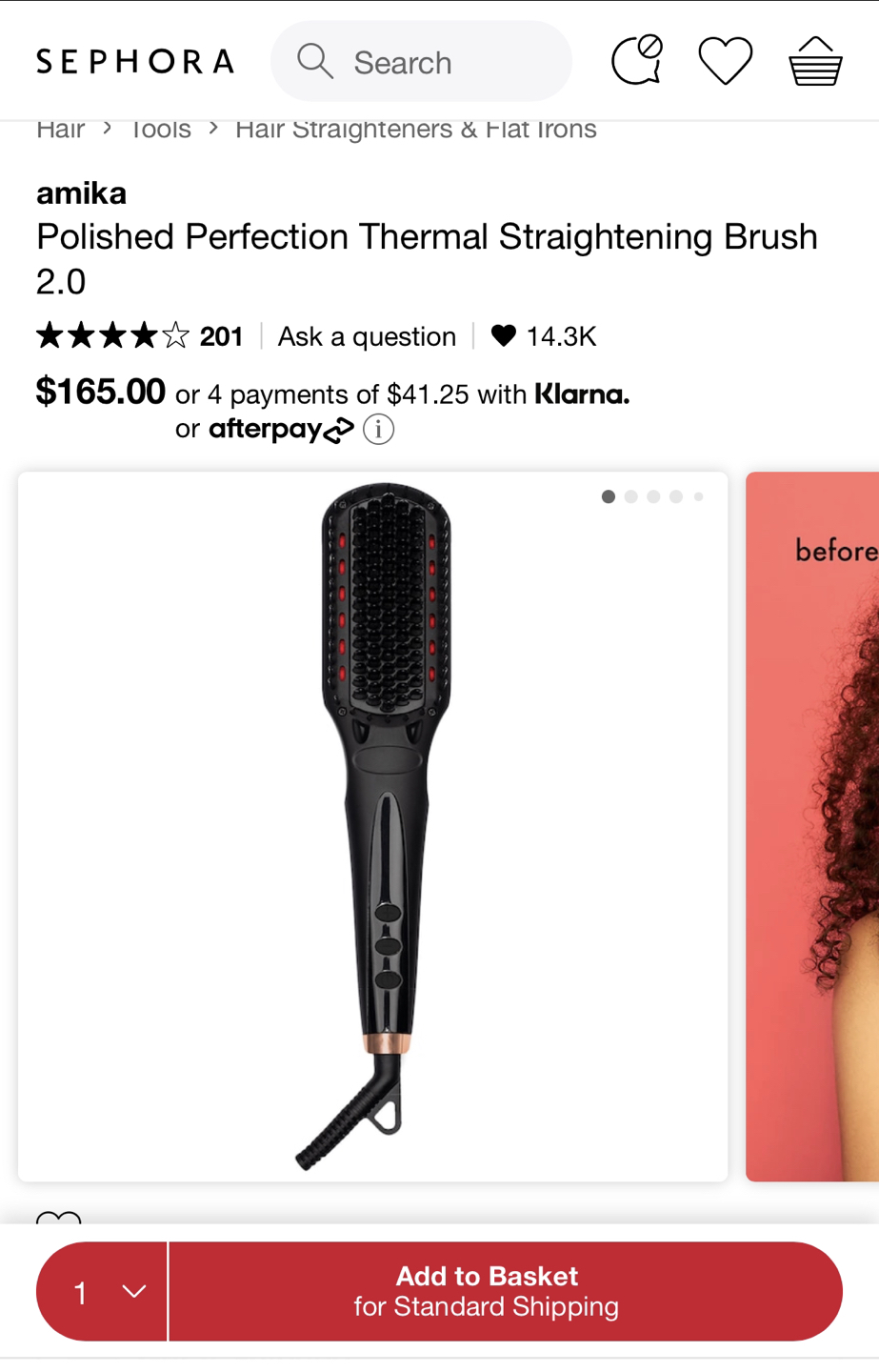 Amika Polished Perfection Thermal Straightening Brush 2.0 image indicator(4)