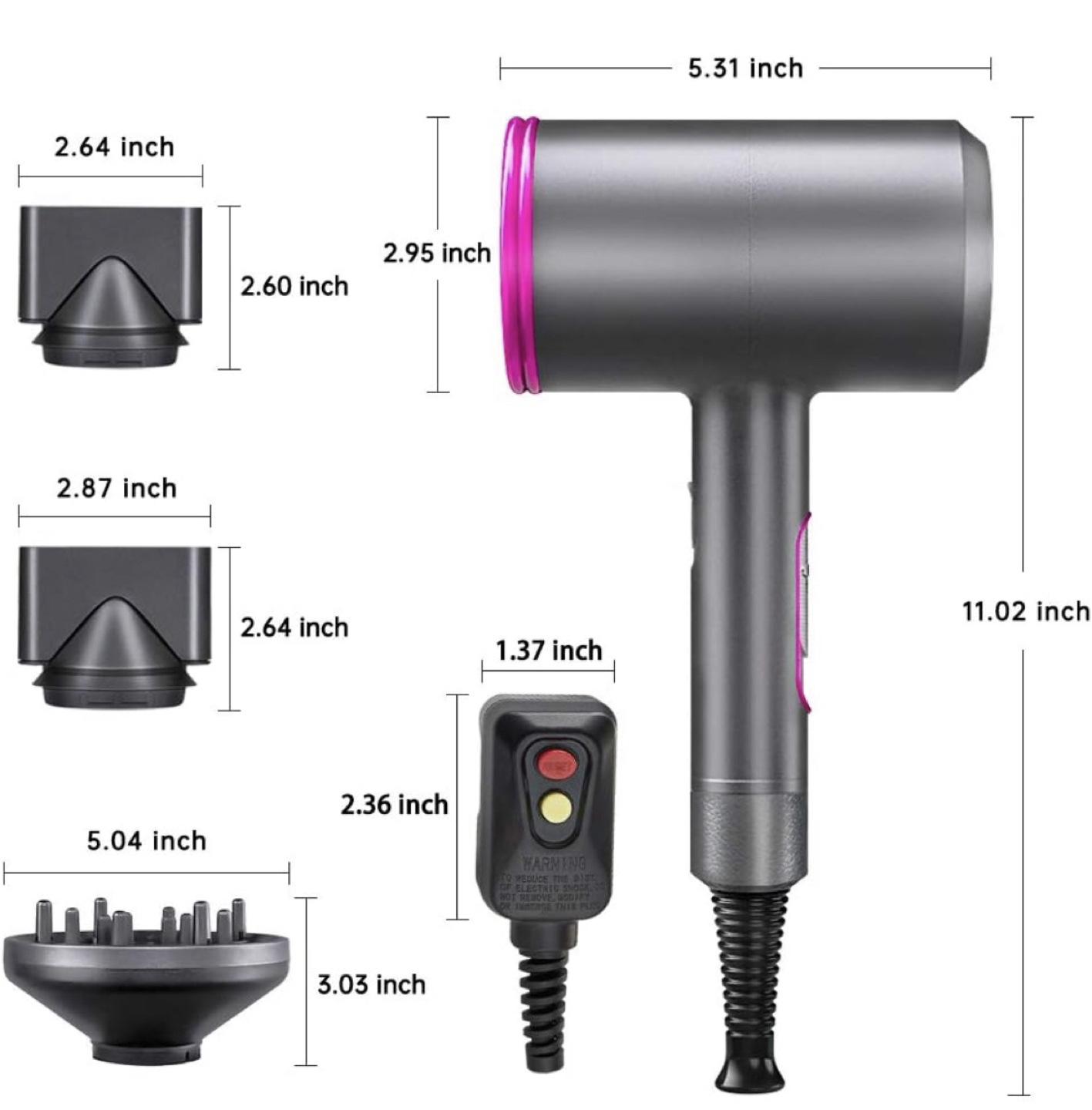 Hair dryer image indicator(3)