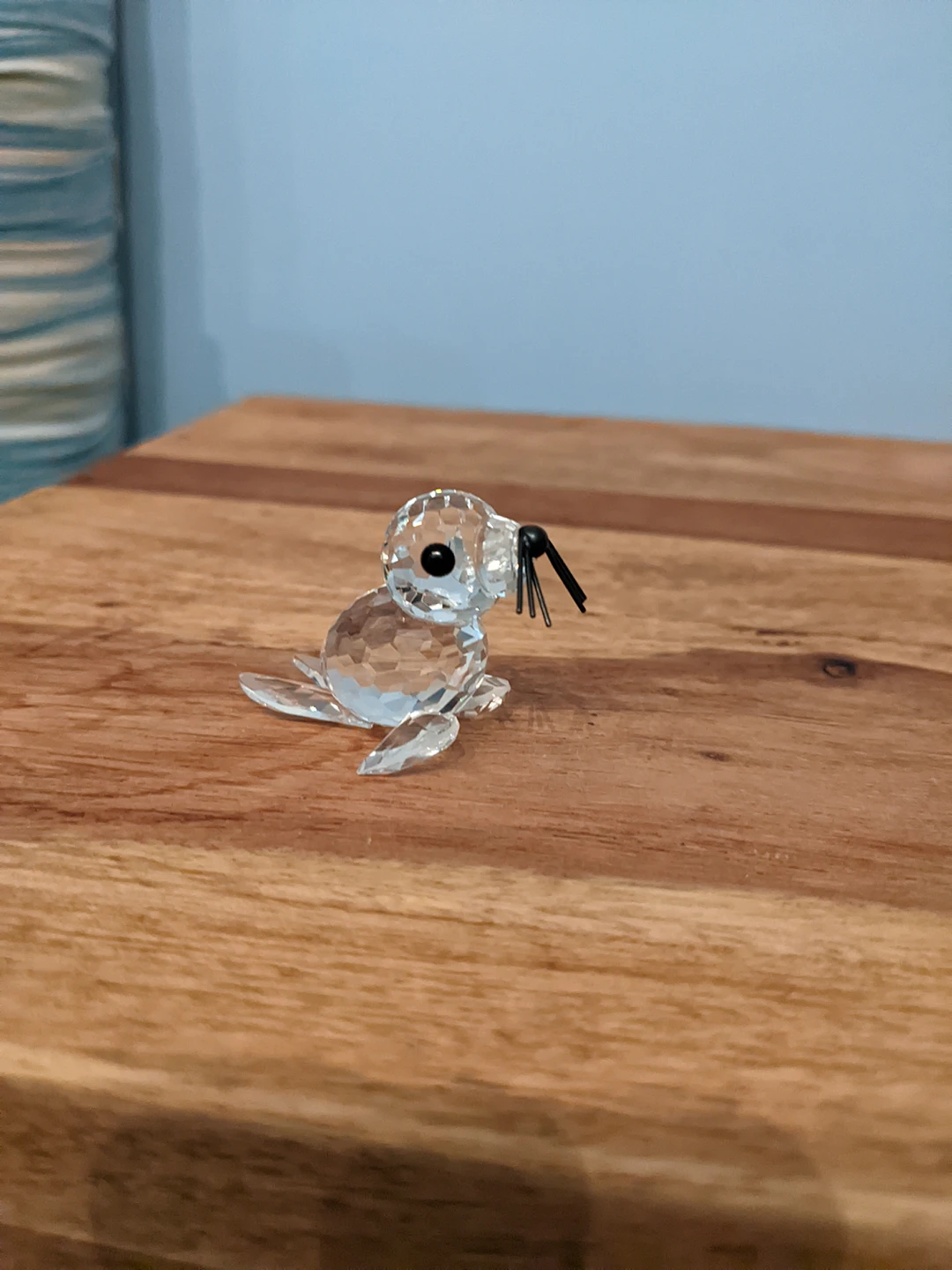Swarovski crystal figurine baby seal thumbnail