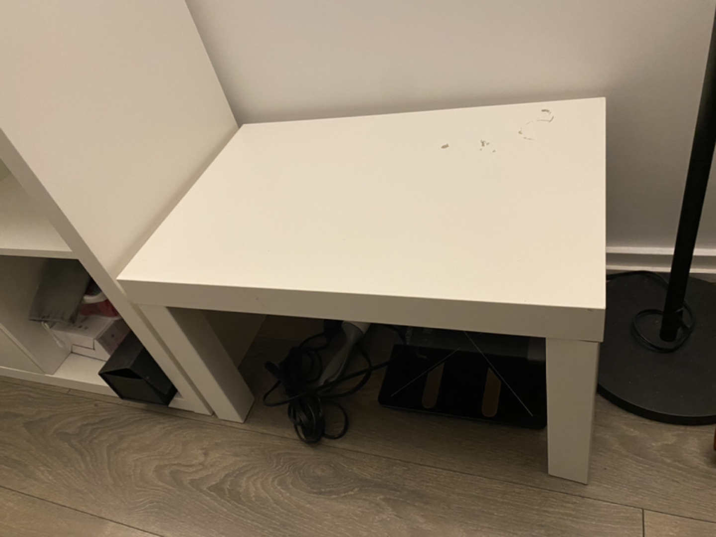 White small coffee table + mirror (long) - photo 2