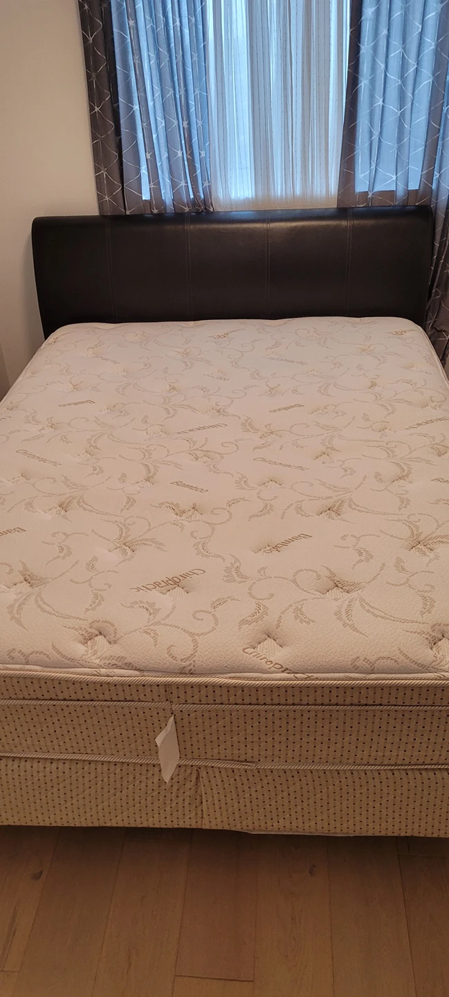 Queen bamboo hypoallergenic mattress, boxspring... thumbnail