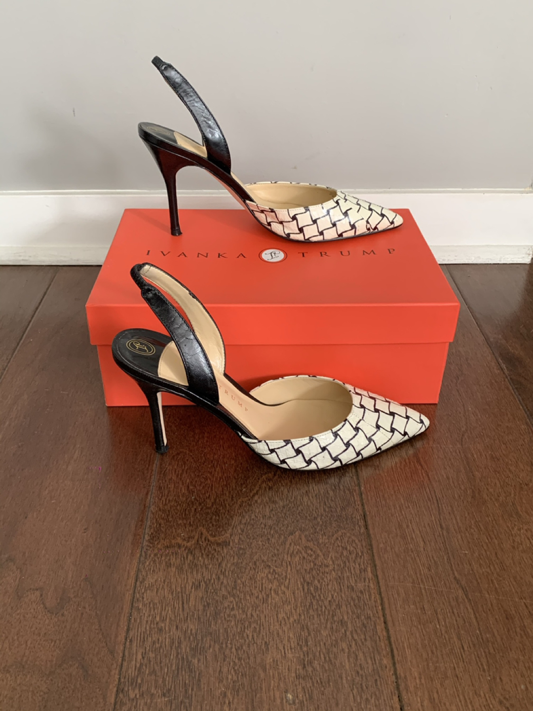 Stylish designer slingback heels
