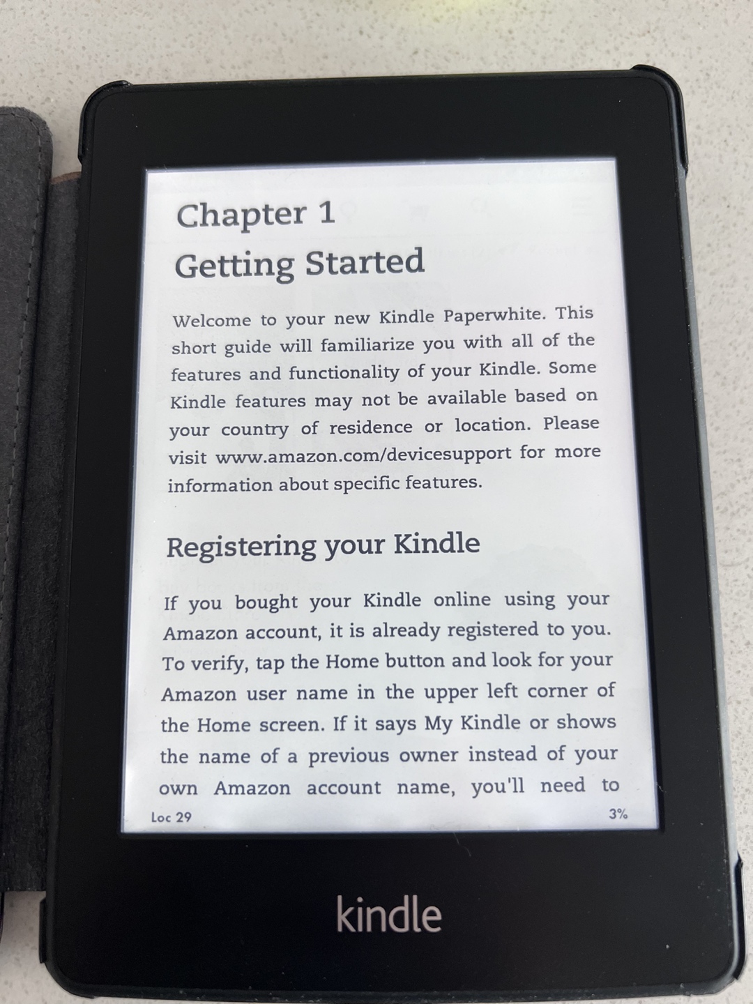 Kindle paper white 1st Gen - photo 2
