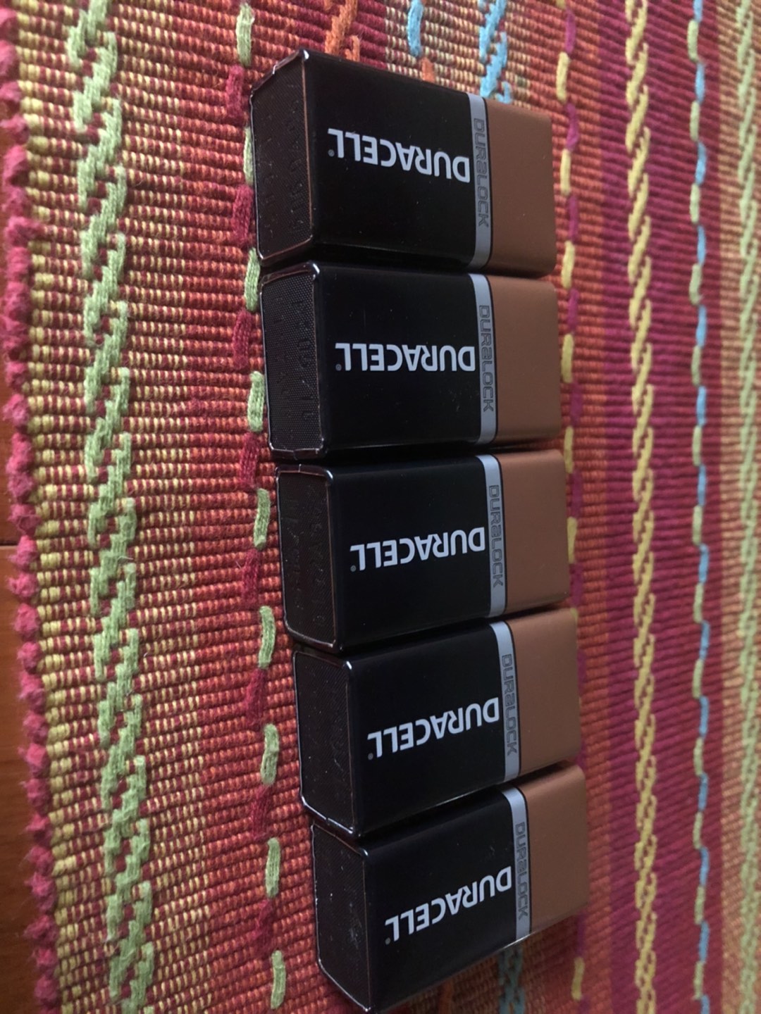 5 9 volt batteries - see note thumbnail