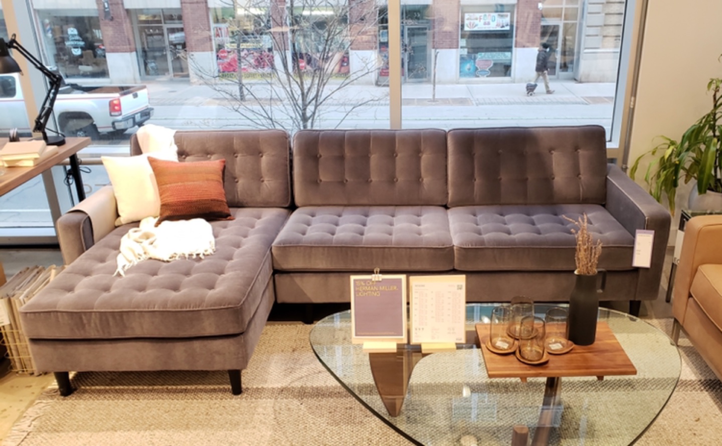 Gorgeous EQ3 Reverie Sectional Sofa - REDUCED PRICE!!!