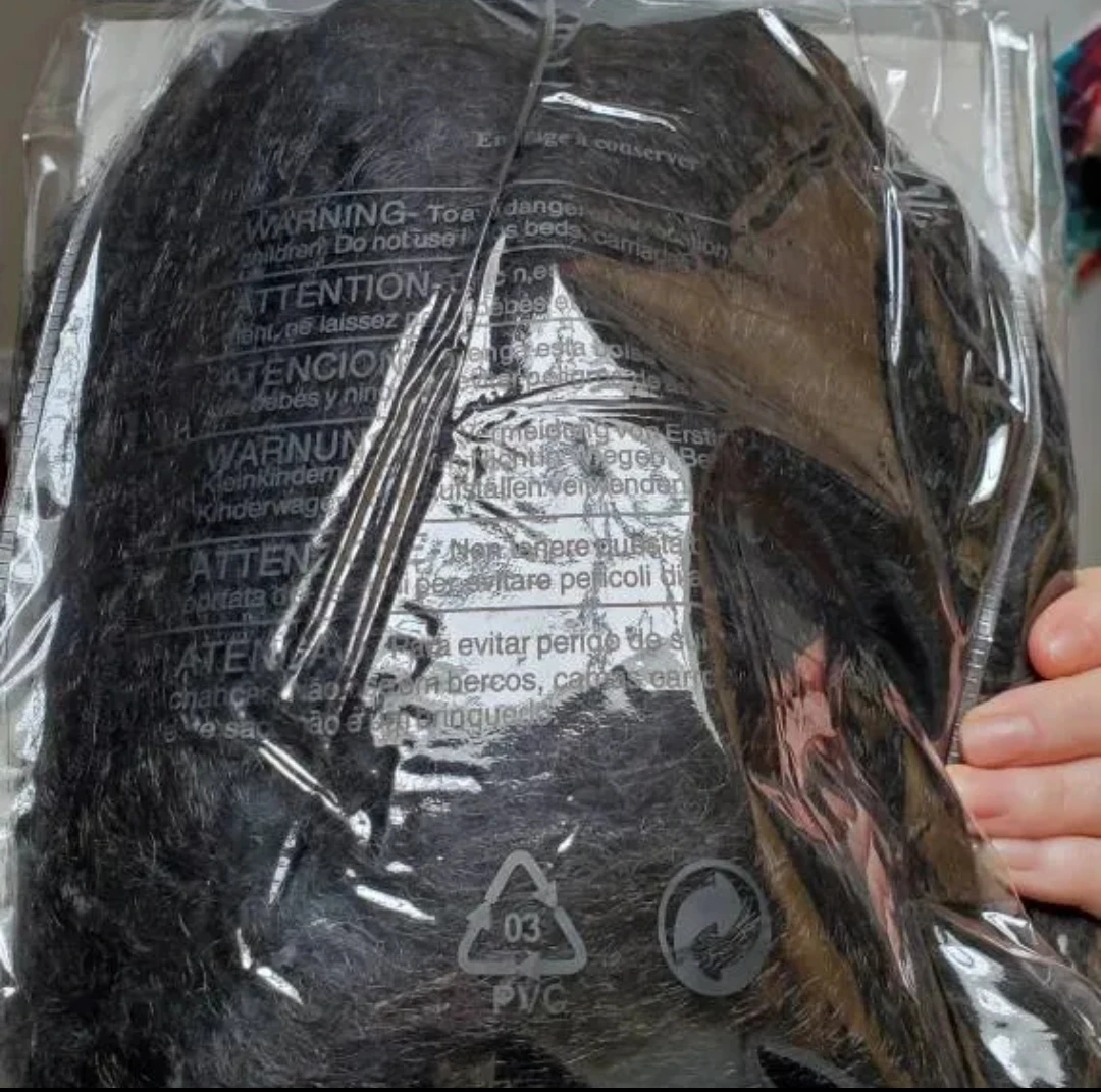 BNIP- 70s disco diva costume with black Afro Perm Wig. image indicator(8)