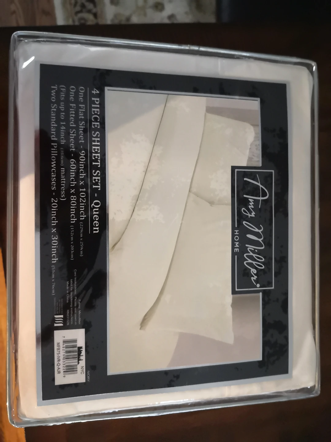 4 piece sheet set-Queen