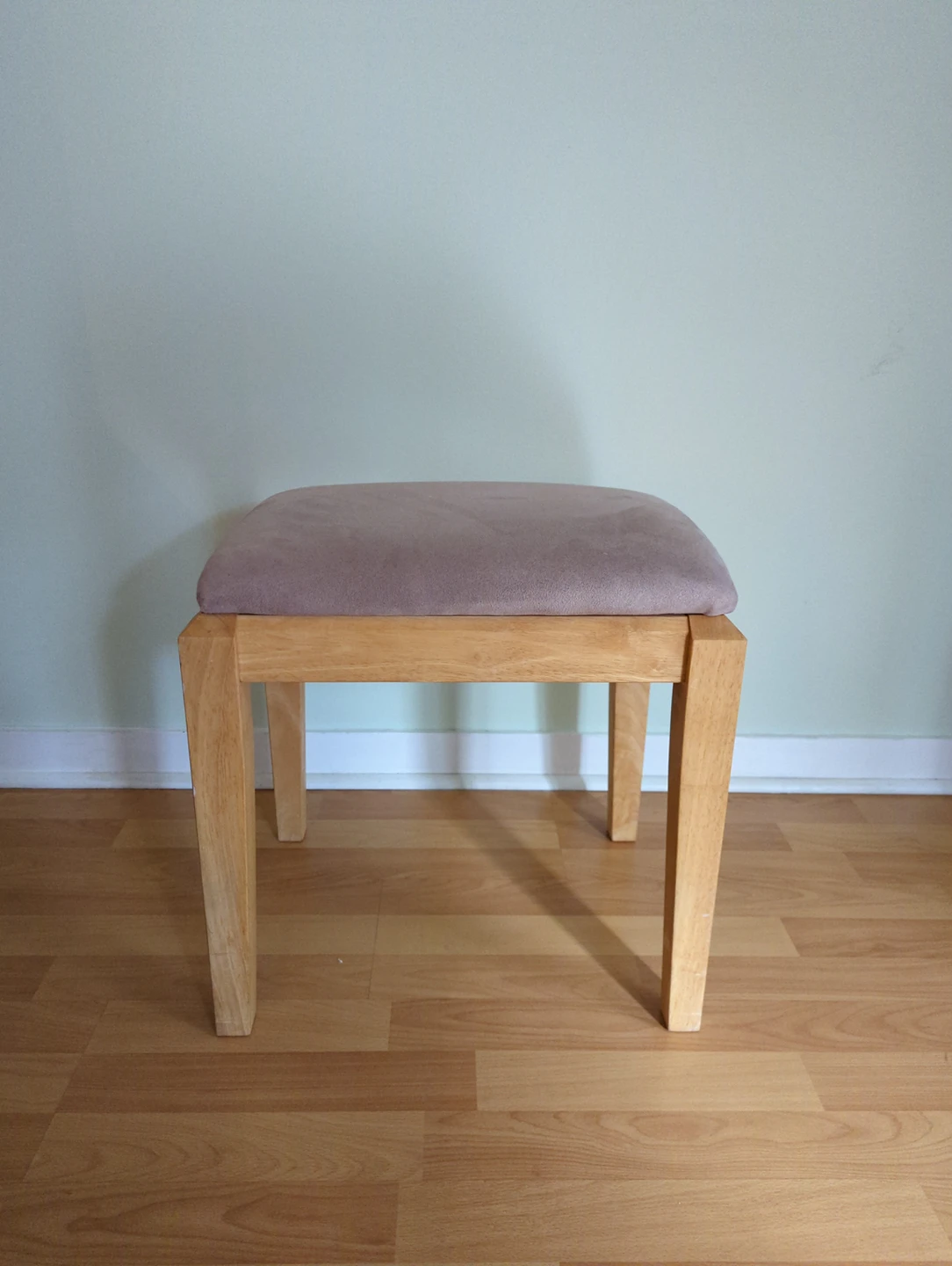 Wooden Stool with Cushion thumbnail
