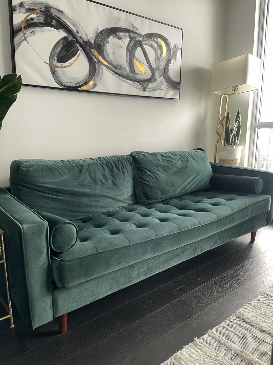 Velvet Sofa - photo 2