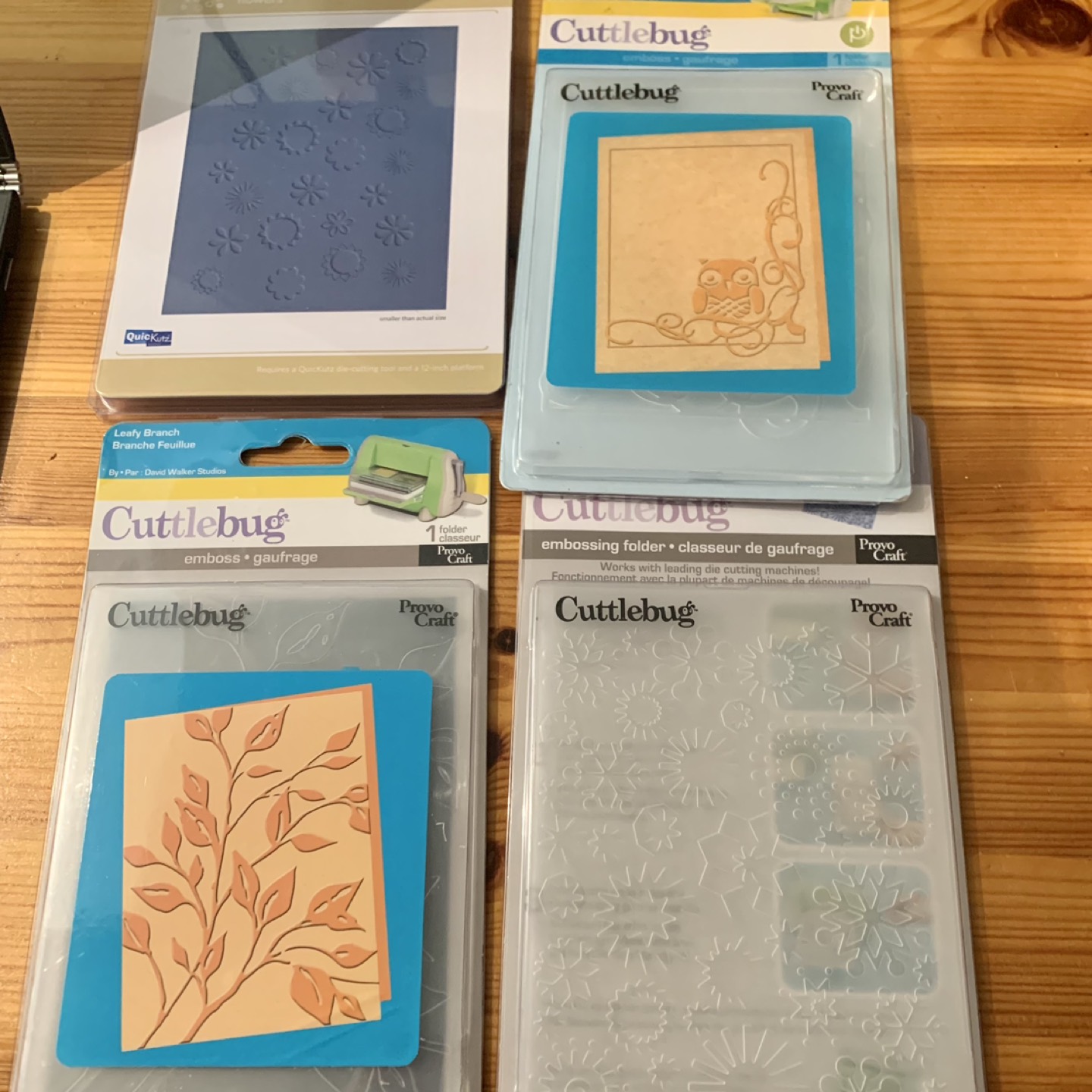 Dies and embossing folders for Cuttlebug image indicator(4)