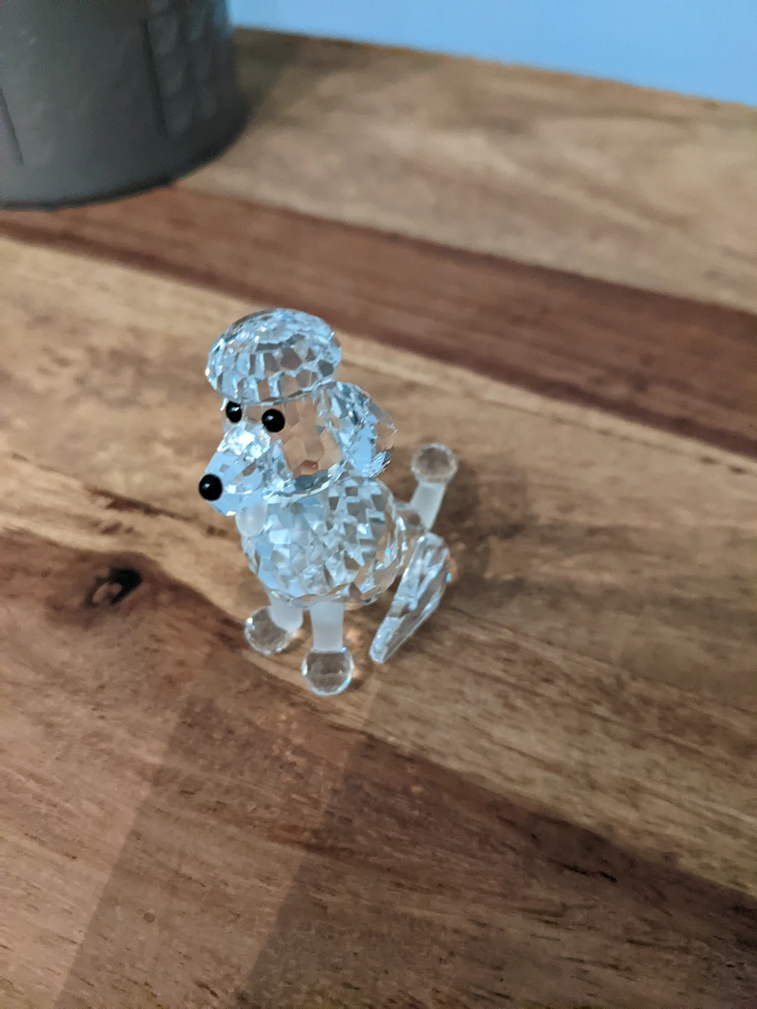 Swarovski crystal figurine Poodle thumbnail