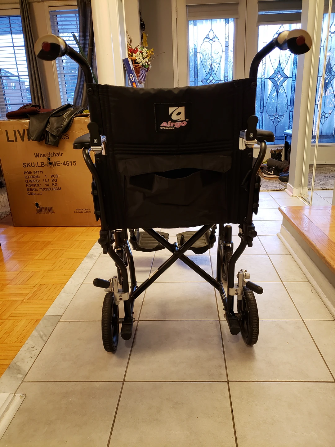 Folding wheelchair - photo 2