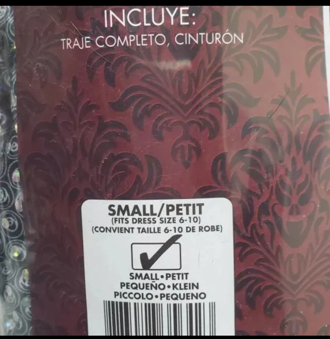 BNIP- 70s disco diva costume with black Afro Perm Wig. image indicator(9)