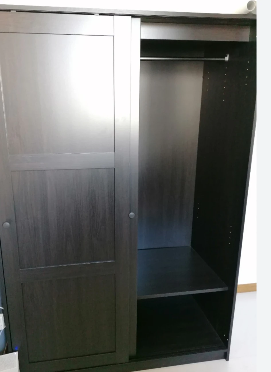 Rakkestd wardrobe with sliding door