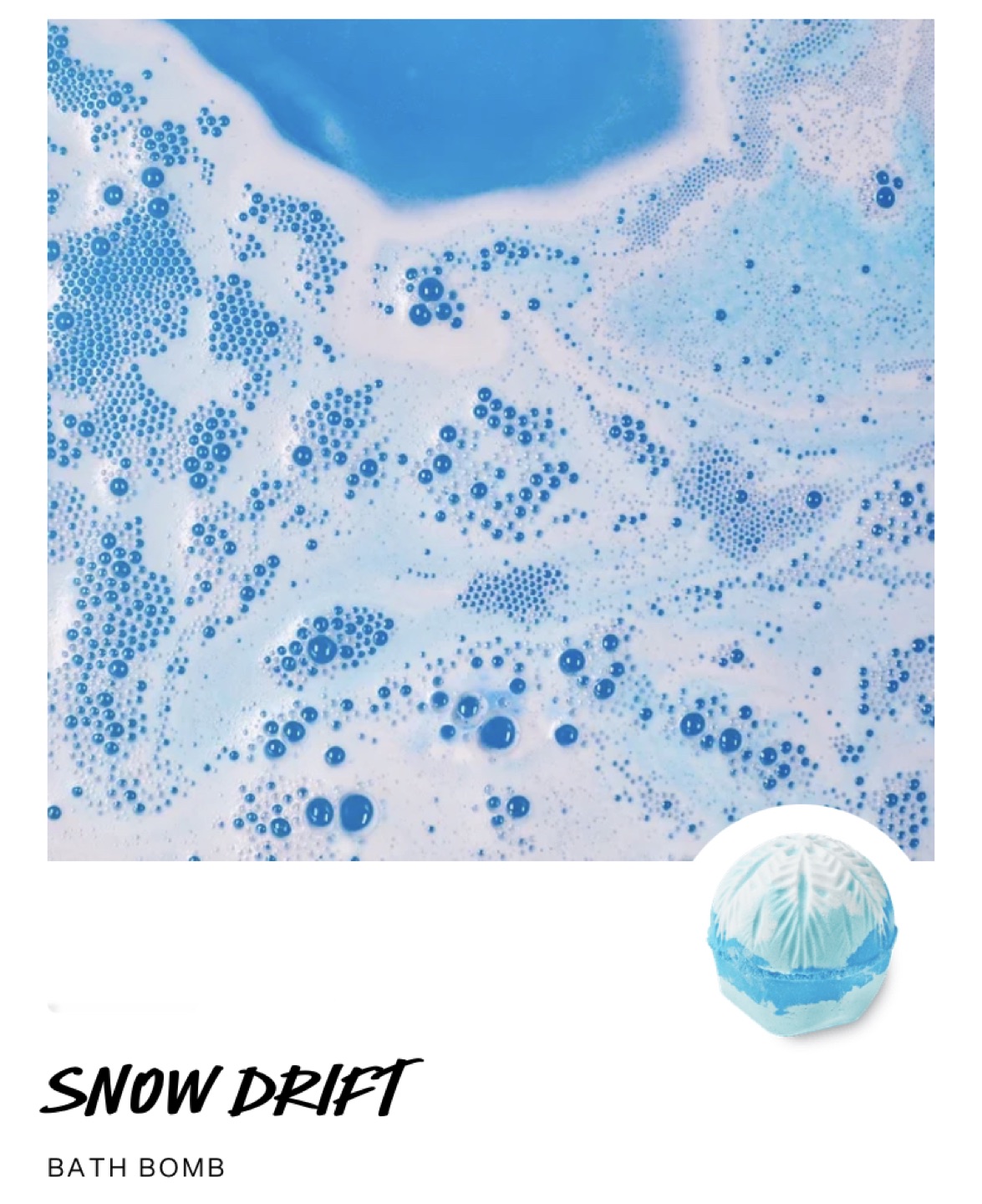 Lush - unused Snow Drift bath bomb - photo 5