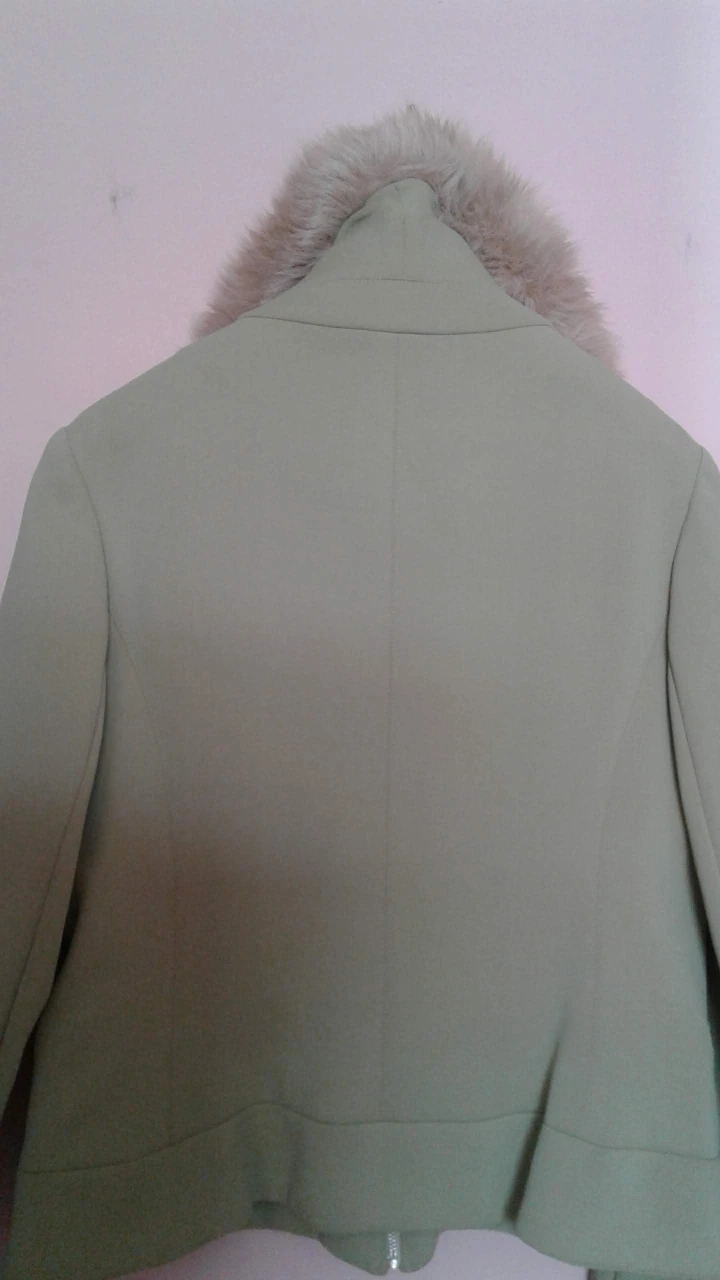 Pistachio Green Zippered Jacket UK image indicator(5)