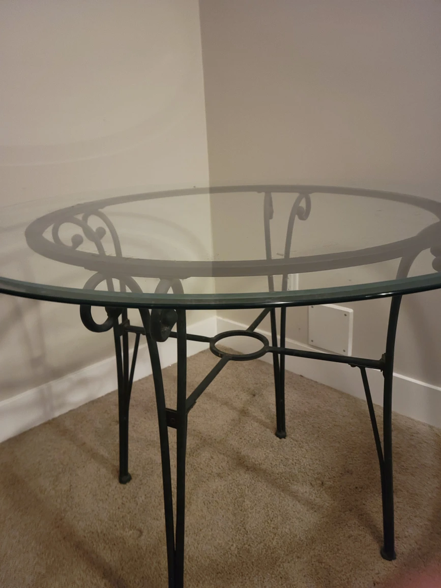 Glass table