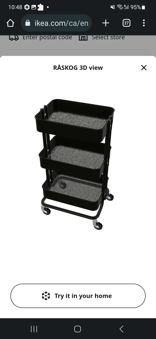 ikea cart black - photo 2