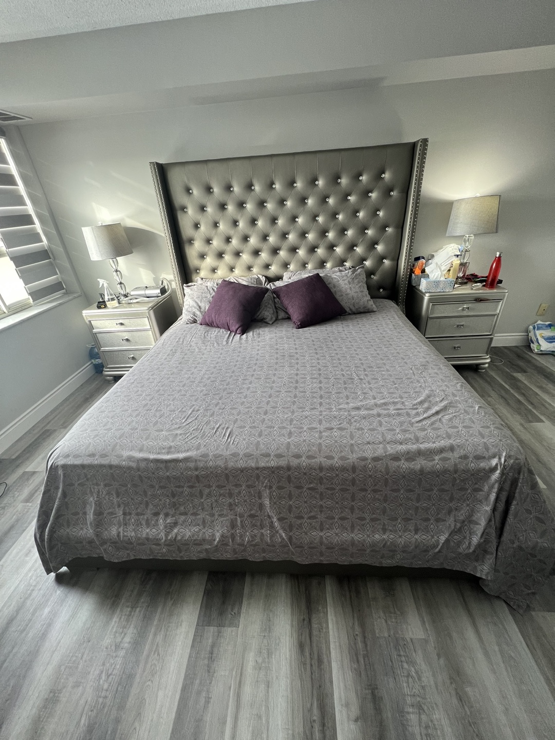King side bed frame only thumbnail
