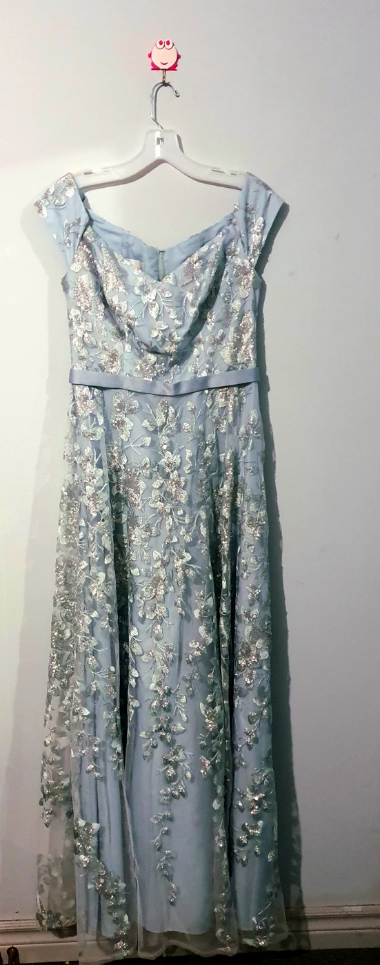 blue prom dress (david bridal) - photo 2