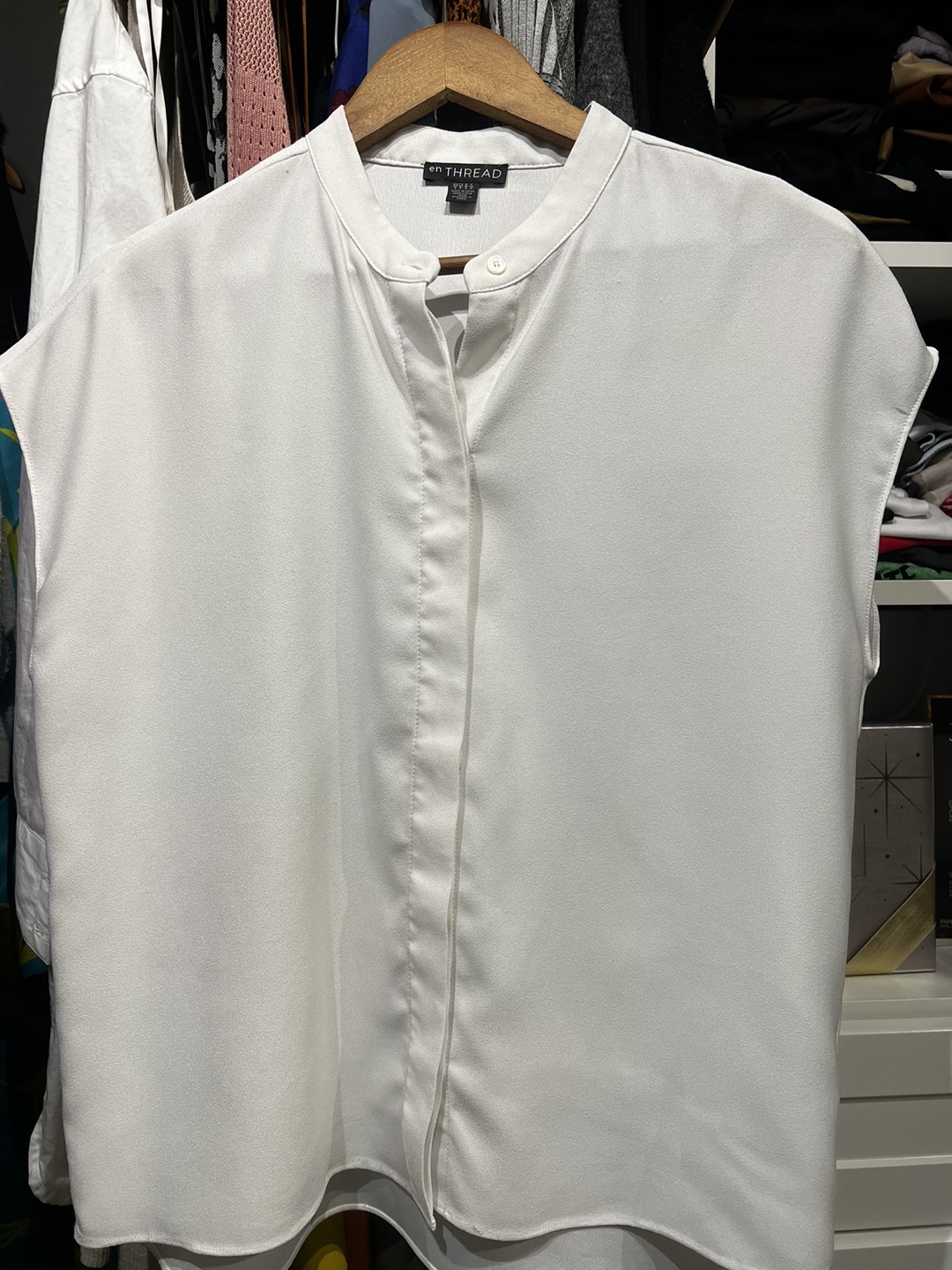 White over shoulder blouse