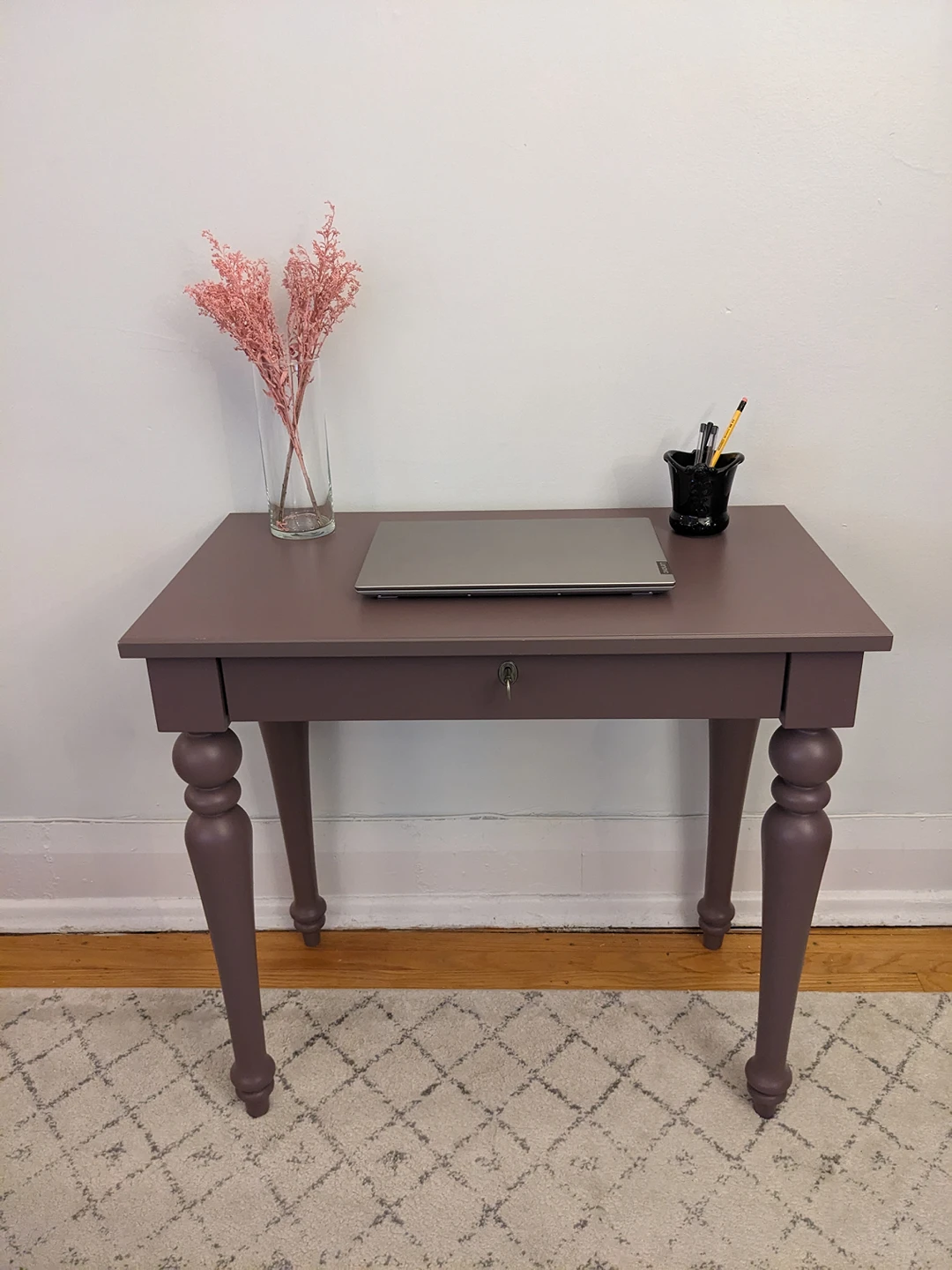 Purple Laptop Desk / Vanity - photo 3