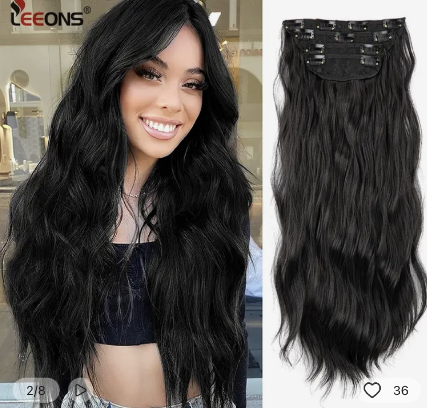 New 20” wavy clip in extensions thumbnail