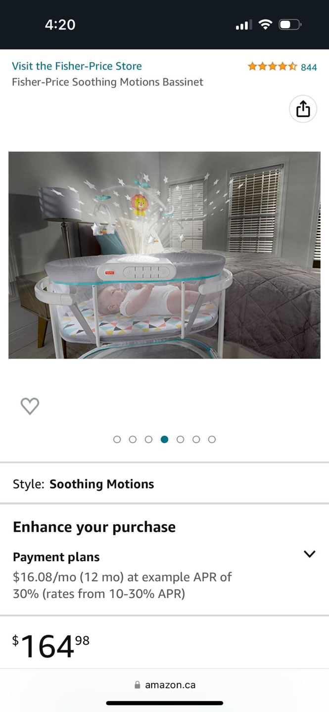 Fisher-Price Soothing Motions Bassinet - photo 2