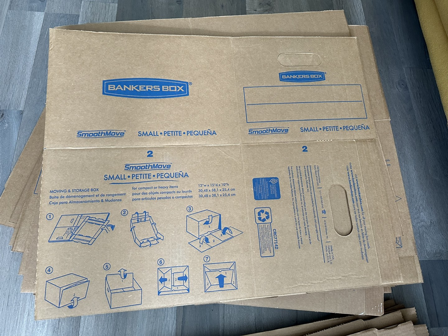 19 BANKERS BOX Moving Boxes - 16 SM, 3 MD thumbnail
