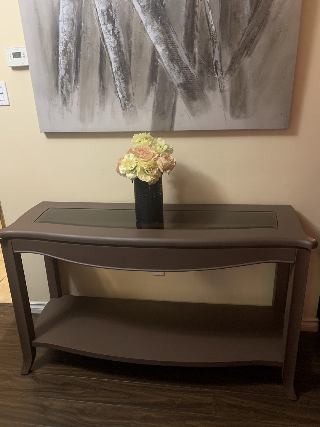 Brown console table thumbnail