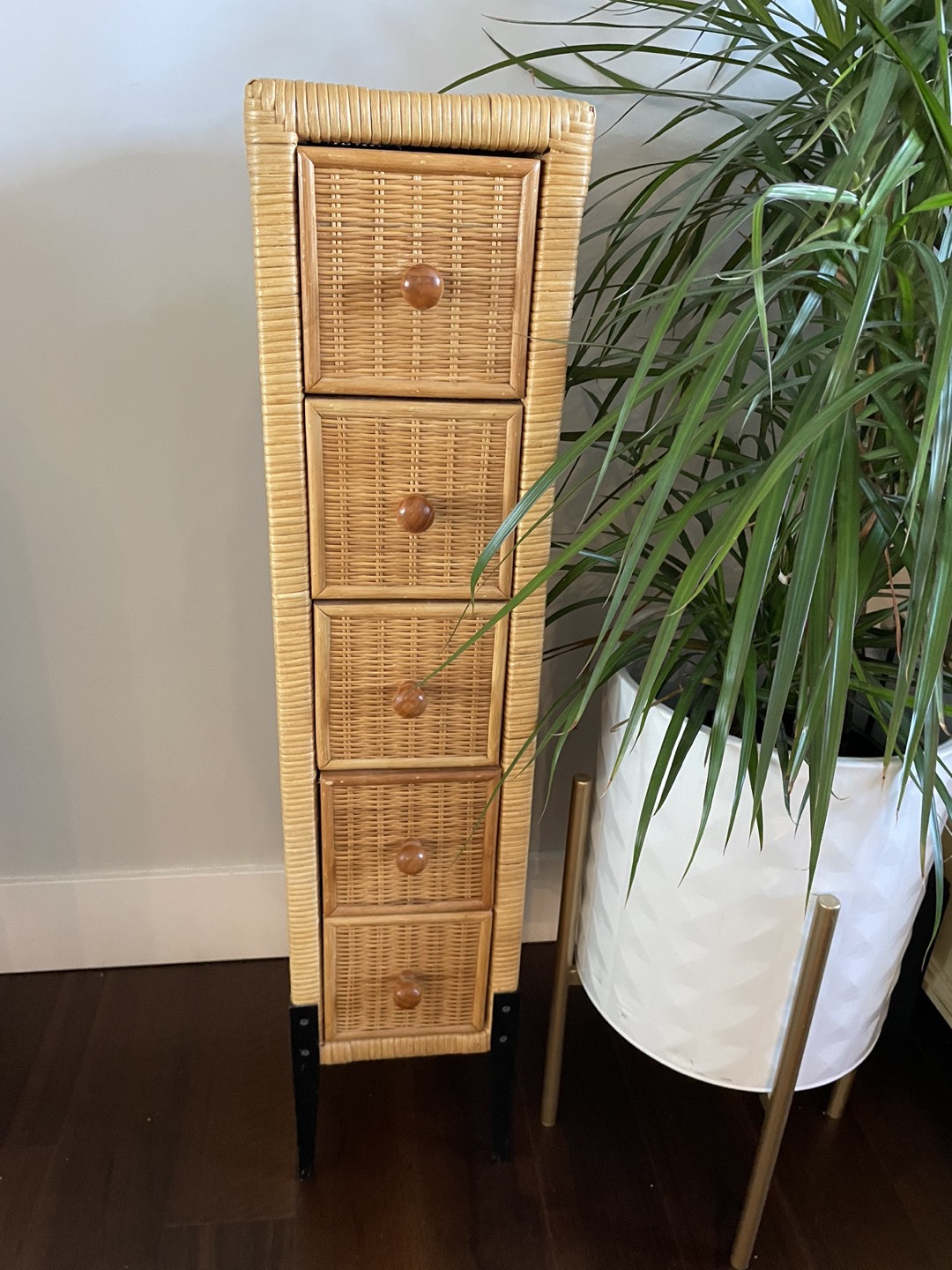 Rattan side cabinet - photo 5