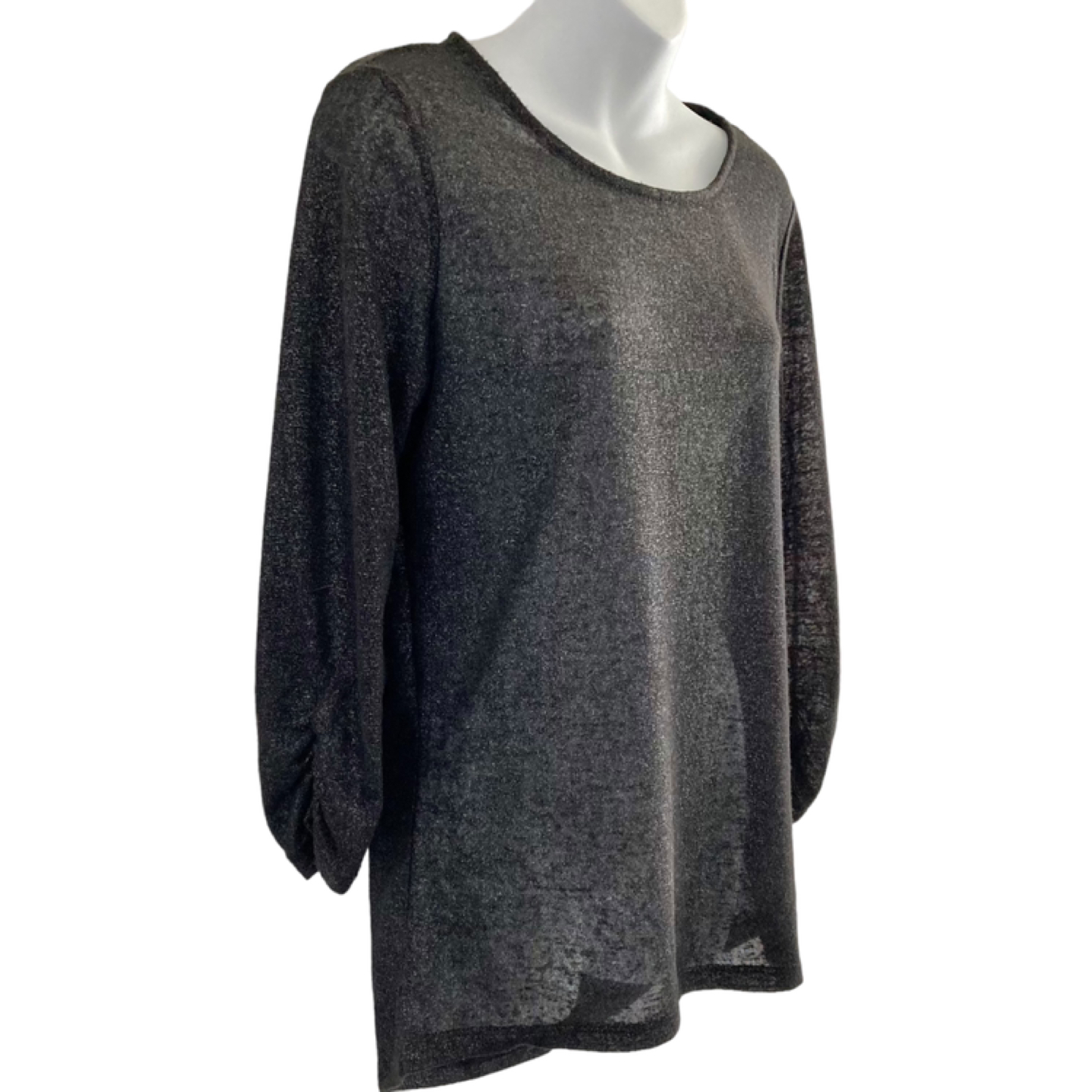 Black glittery blouse - photo 5