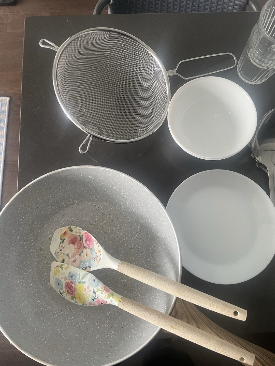 Kitchen stuff pans utensils plates and more