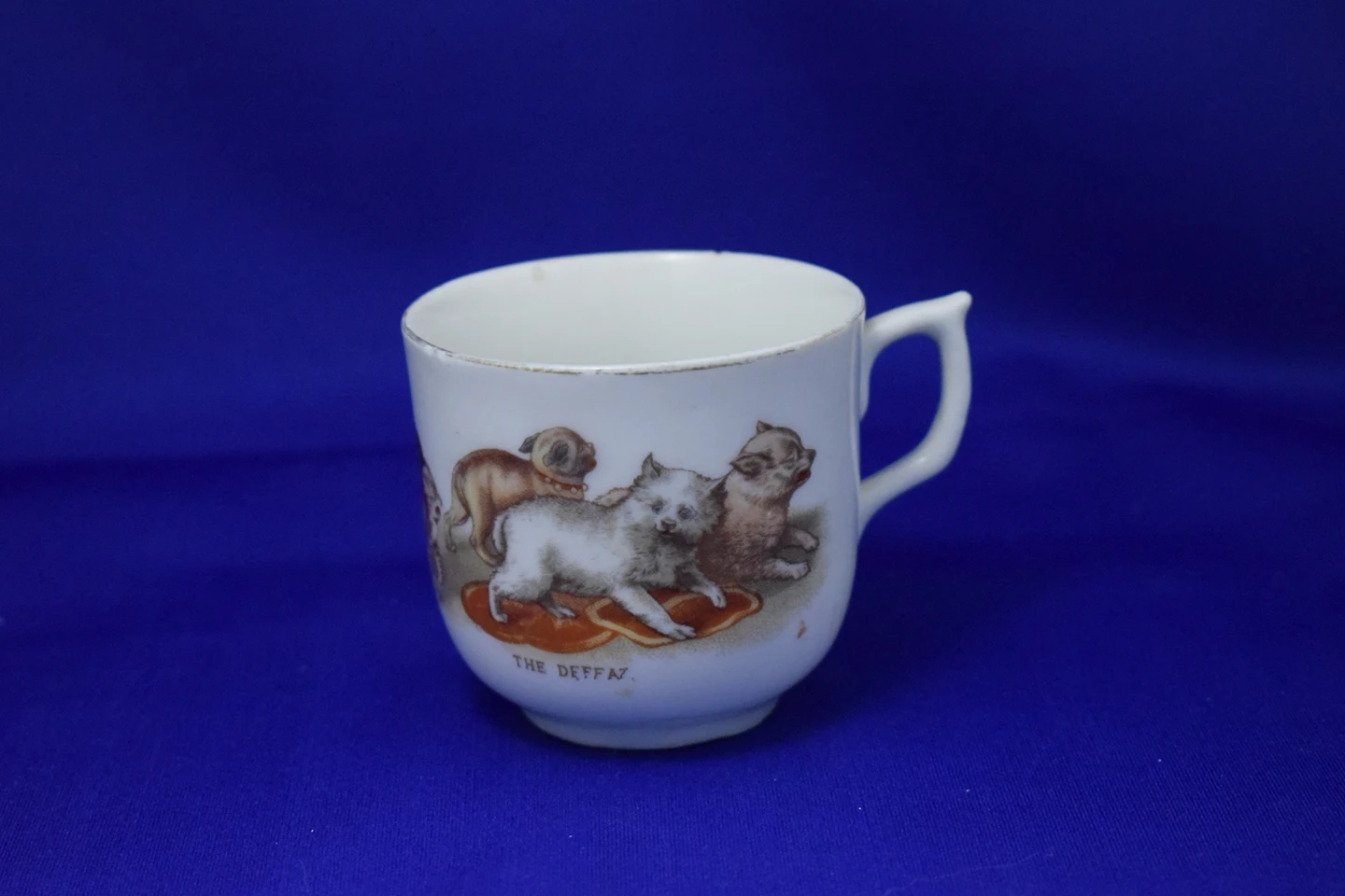 vintage animal teacup, pug dog #freecycle