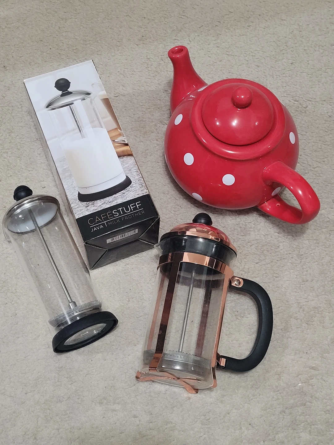 Tea Pot, Milk Frother, French Press thumbnail