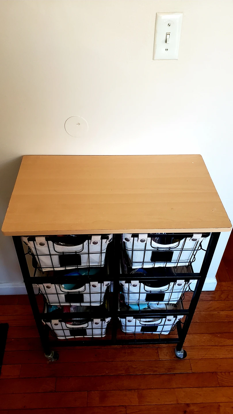 Rolling drawer for storage.  6 drawers - photo 4