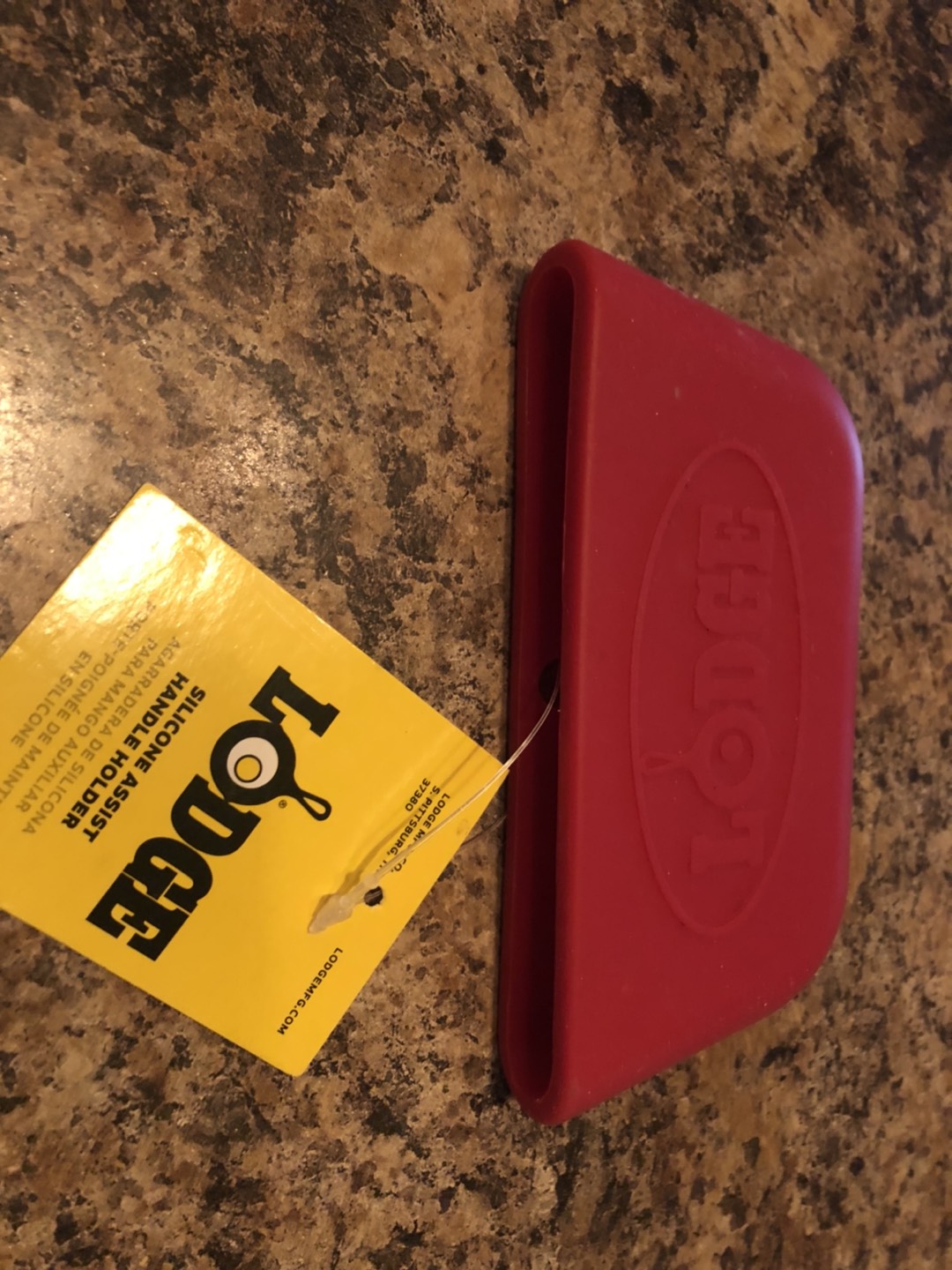 Silicone cast iron handle holder - new , tags on thumbnail