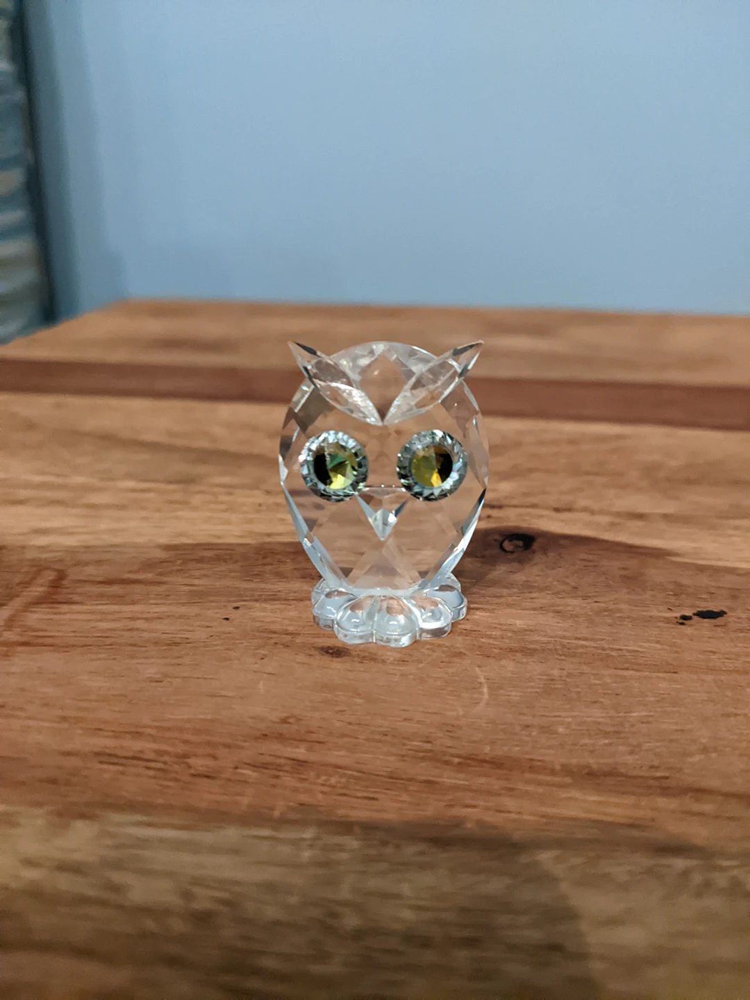 Swarovski crystal figurine owl thumbnail