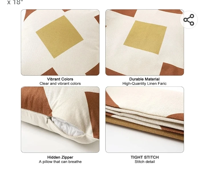 brand New cushion cover 4 pcs 18×18 image indicator(3)