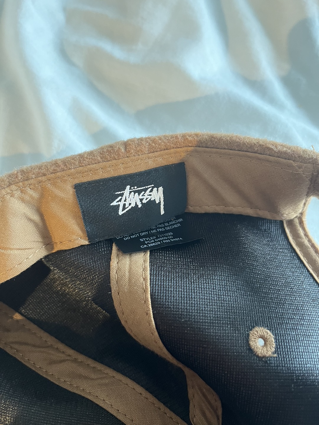 Stussy stock wool low pro cap image indicator(3)